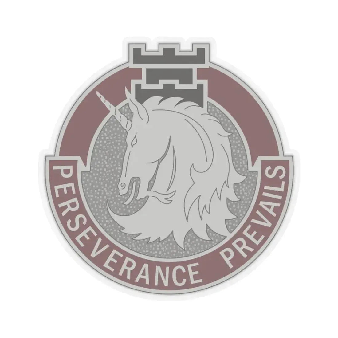 49 Medical Battalion (U.S. Army) STICKER Vinyl Kiss-Cut Decal 4 Inch Transparent - The Sticker Space