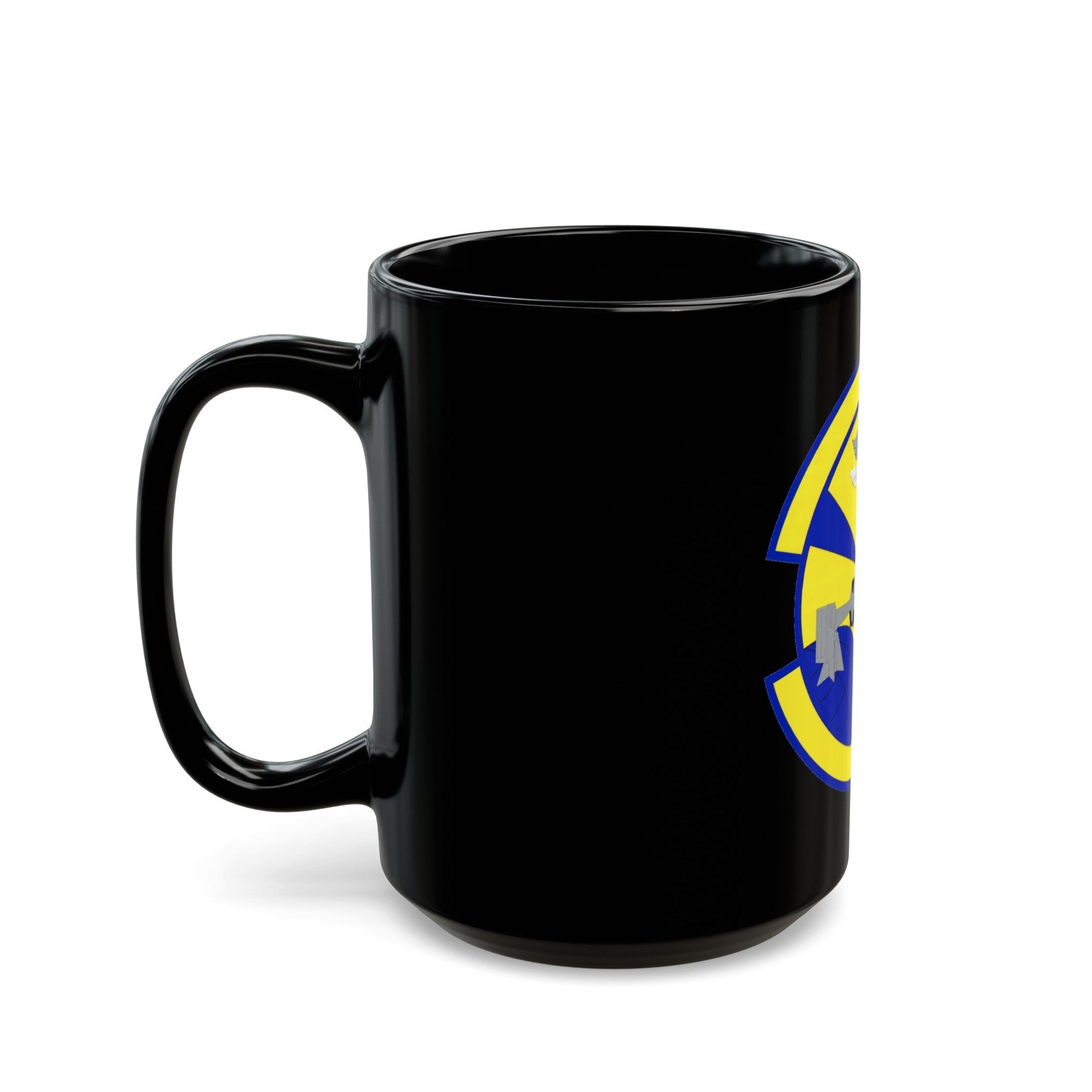 49 Operational Medical Readiness Squadron AETC (U.S. Air Force) Black Coffee Mug-The Sticker Space