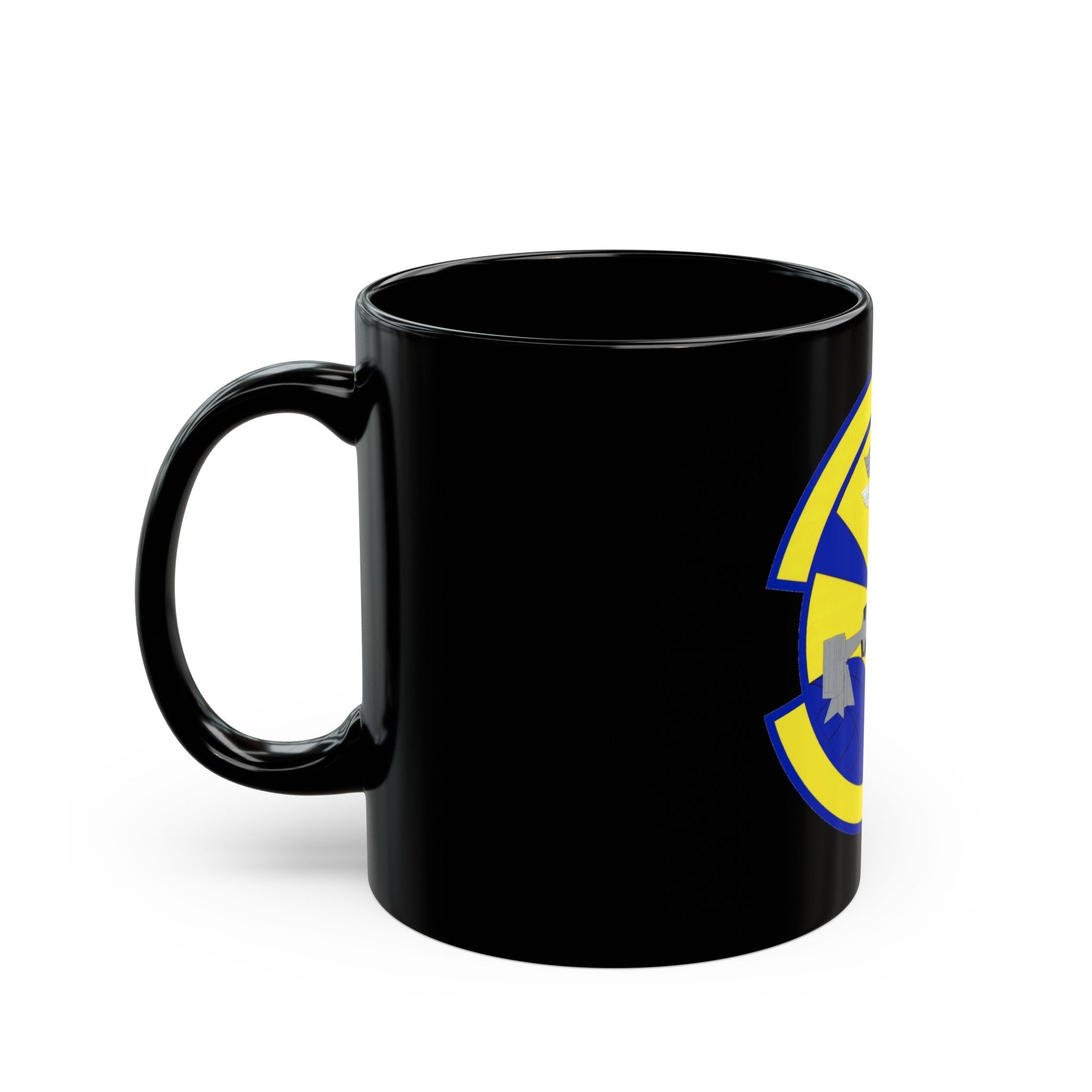 49 Operational Medical Readiness Squadron AETC (U.S. Air Force) Black Coffee Mug-The Sticker Space