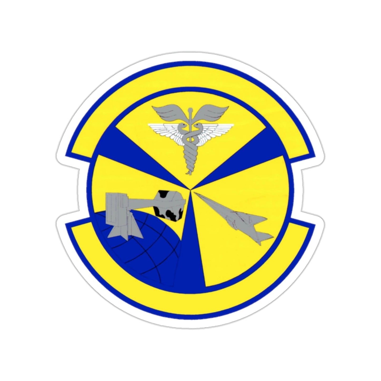 49 Operational Medical Readiness Squadron AETC (U.S. Air Force) STICKER Vinyl Die-Cut Decal-2 Inch-The Sticker Space