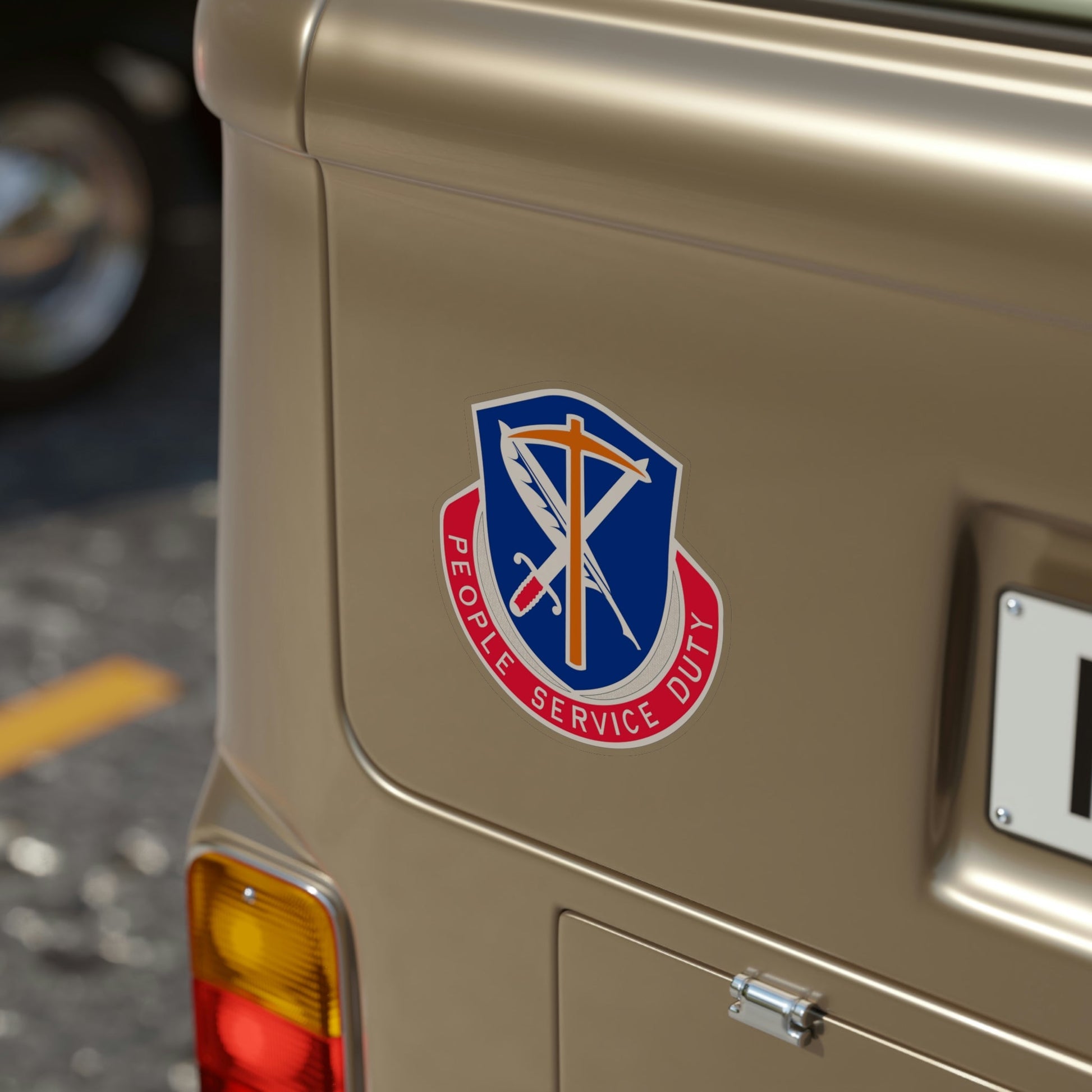 49 Personnel Services Battalion (U.S. Army) Transparent STICKER Die-Cut Vinyl Decal-The Sticker Space