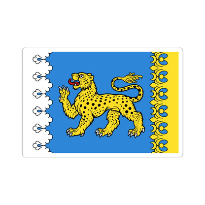 Proposed flag of Pskov Oblast (Russia) STICKER Vinyl Kiss-Cut Decal