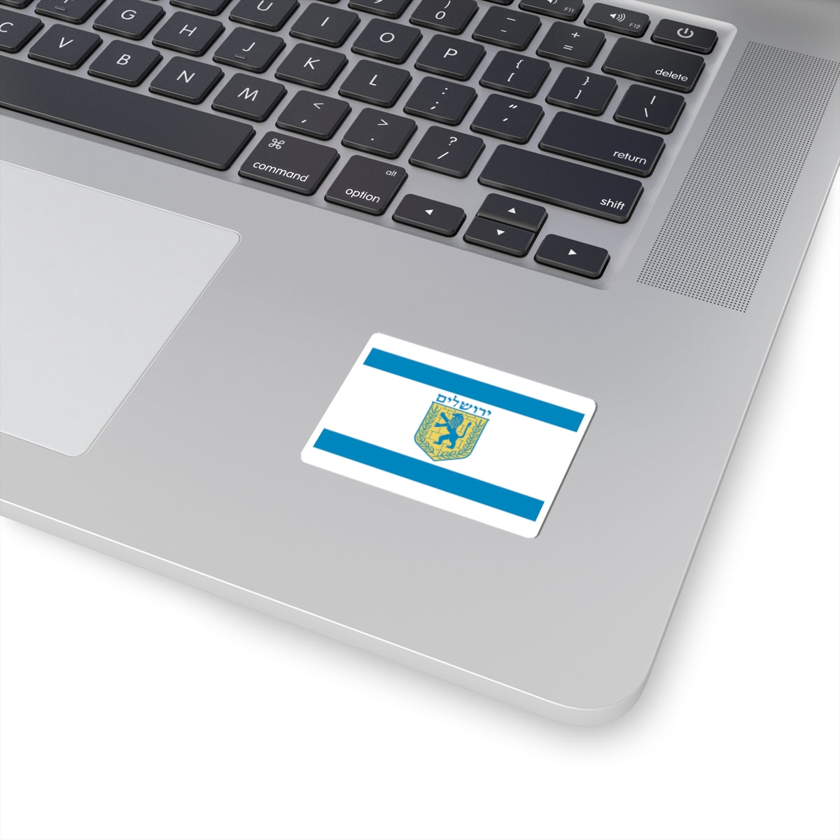 Flag of Jerusalem (Israel) STICKER Vinyl Kiss-Cut Decal