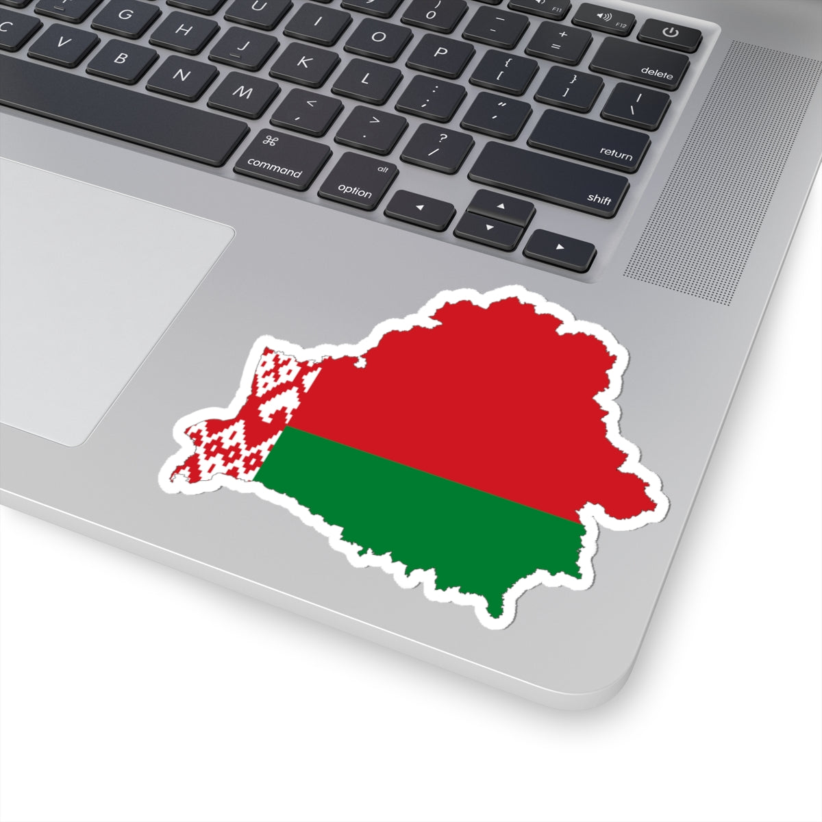 Belarus-Flagmap (Belarus) STICKER Vinyl Kiss-Cut Decal