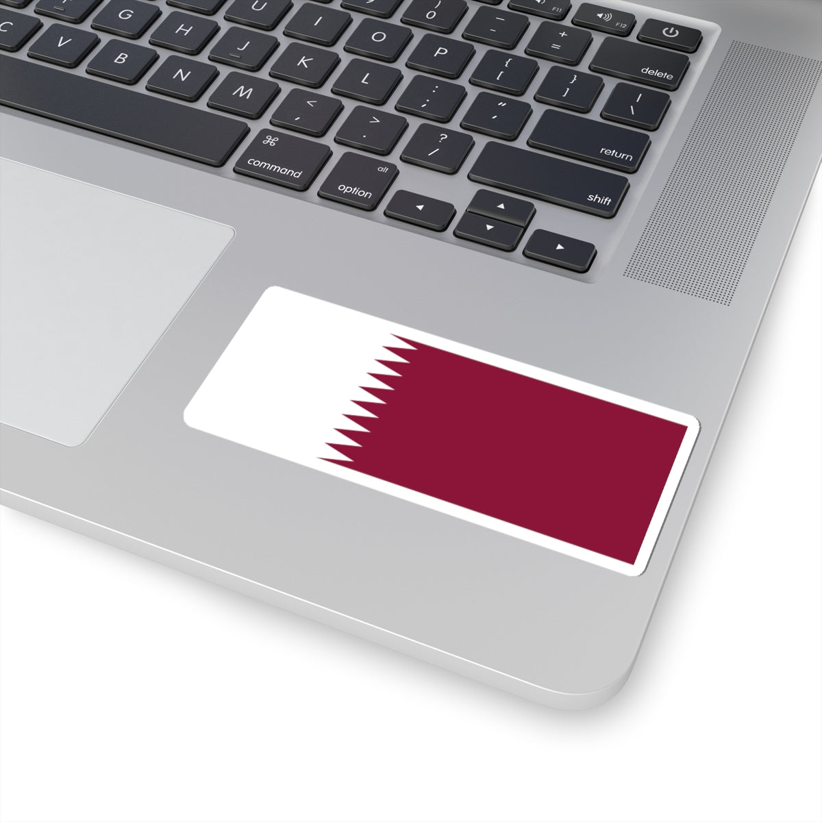 Flag of Qatar (Qatar) STICKER Vinyl Kiss-Cut Decal