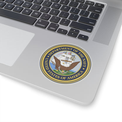 Official Seal of the Department of the Navy (U.S. Navy) STICKER Vinyl Kiss-Cut Decal