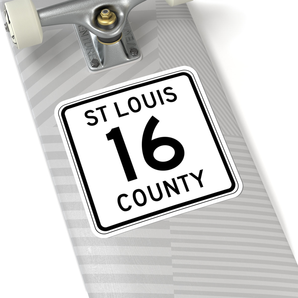 St Louis County Route 16 MN (Minnesota) (Road Sign) STICKER Vinyl Kiss-Cut Decal