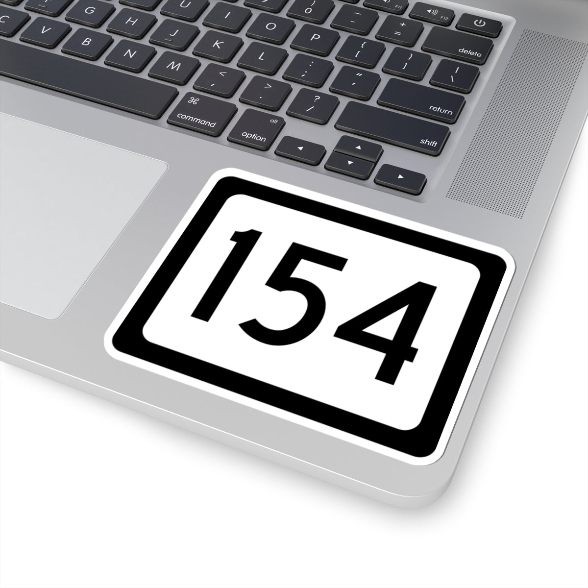 WV-154 (Virginia) (Road Sign) STICKER Vinyl Kiss-Cut Decal