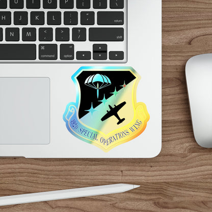 492 Special Operations Wing AFSOC (U.S. Air Force) Holographic STICKER Die-Cut Vinyl Decal-The Sticker Space