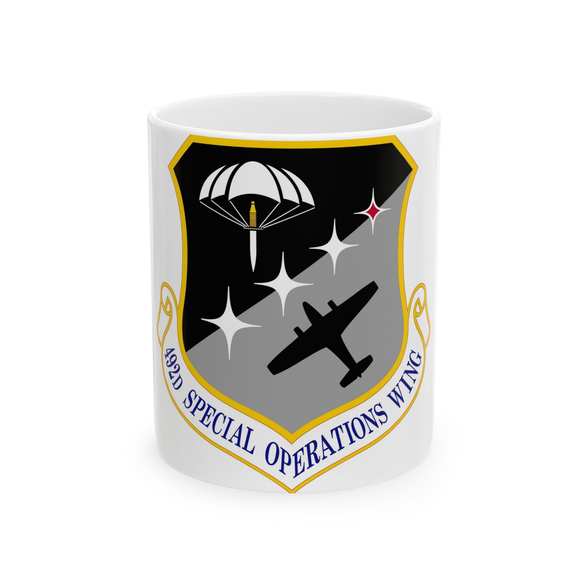 492 Special Operations Wing AFSOC (U.S. Air Force) White Coffee Mug-11oz-The Sticker Space