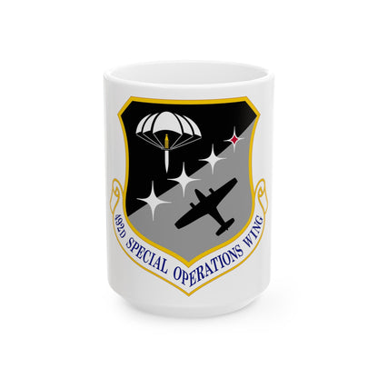 492 Special Operations Wing AFSOC (U.S. Air Force) White Coffee Mug-15oz-The Sticker Space