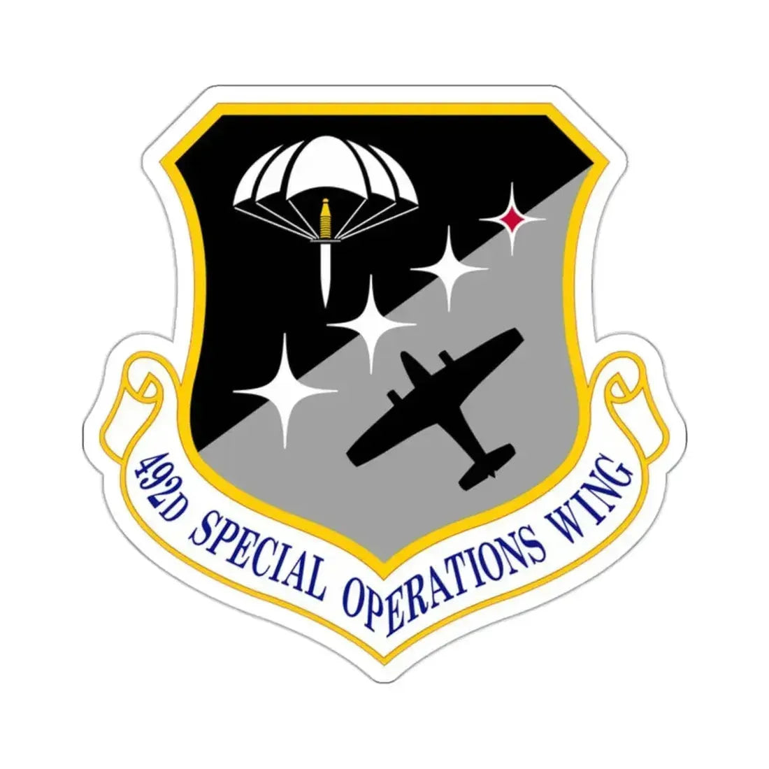 492 Special Operations Wing AFSOC (U.S. Air Force) STICKER Vinyl Die-Cut Decal 2 Inch - The Sticker Space