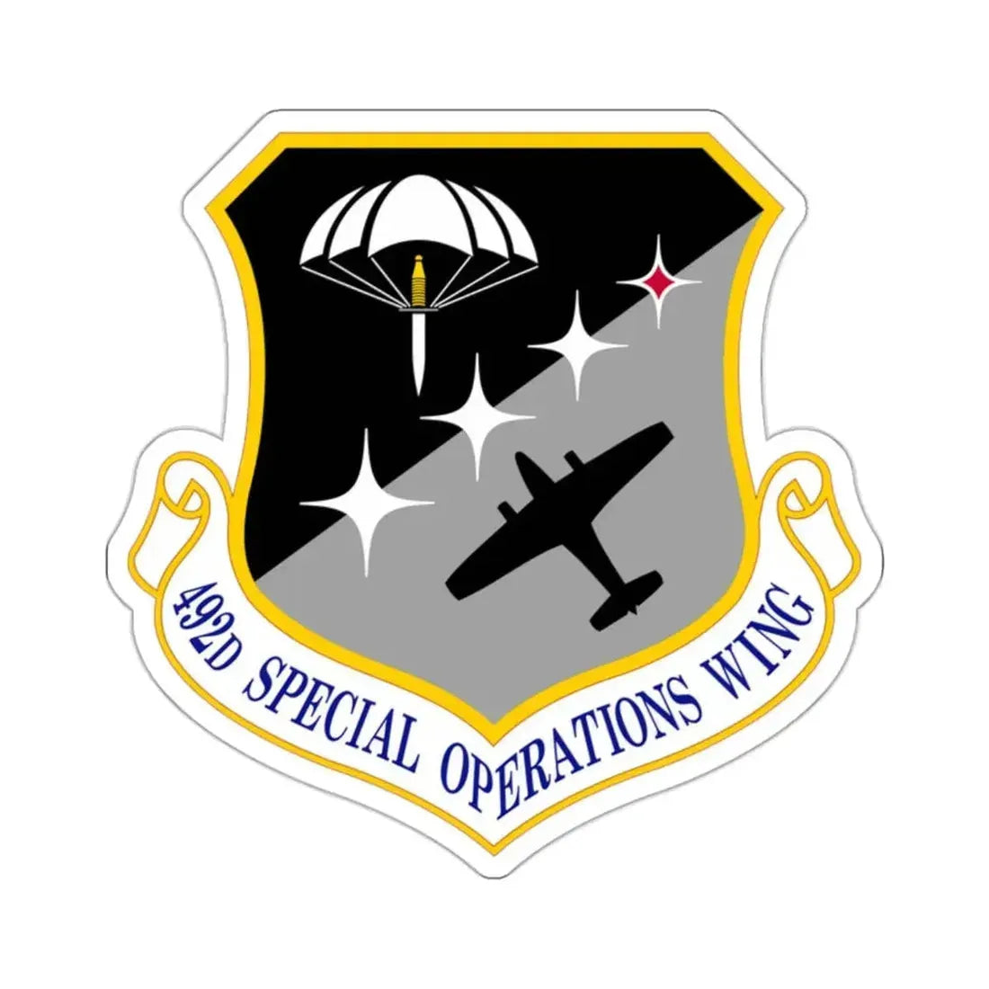 492 Special Operations Wing AFSOC (U.S. Air Force) STICKER Vinyl Die-Cut Decal - The Sticker Space