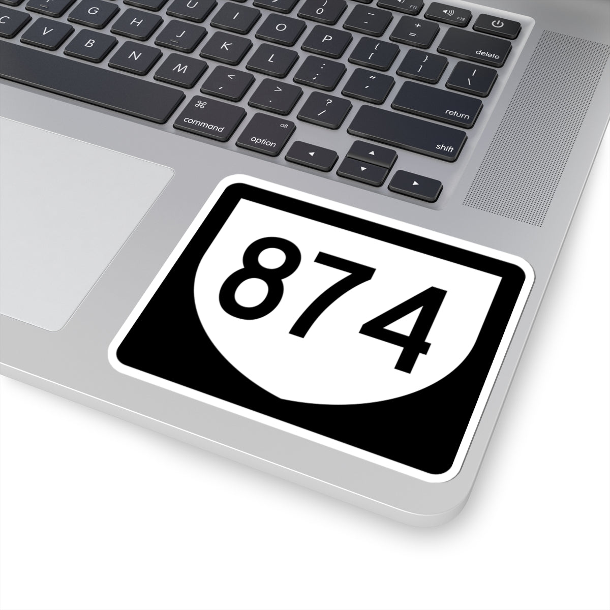 PR urban primary 874 (Puerto Rico) (Road Sign) STICKER Vinyl Kiss-Cut Decal