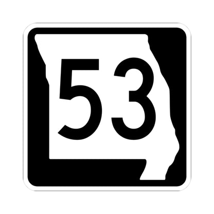 MO-53 (Missouri) (Road Sign) STICKER Vinyl Kiss-Cut Decal