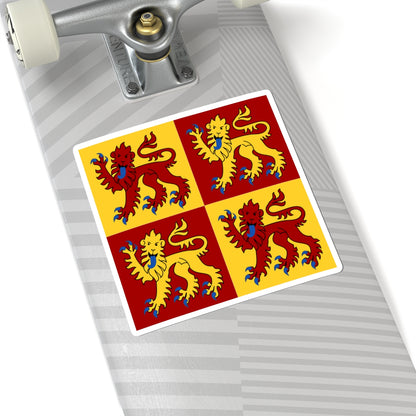 Flag of Gwynedd (United Kingdom) STICKER Vinyl Kiss-Cut Decal