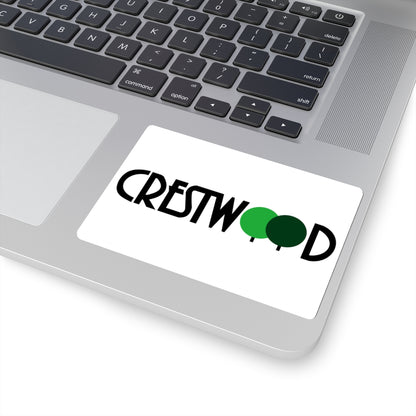 Flag of Crestwood, Missouri - STICKER Vinyl Kiss-Cut Decal