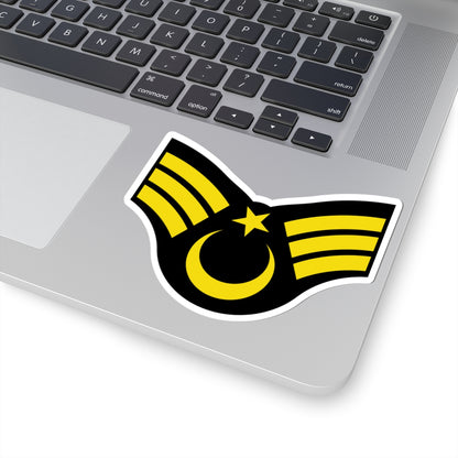Army TUR OR 06a (Turkey) (Military Rank) STICKER Vinyl Kiss-Cut Decal