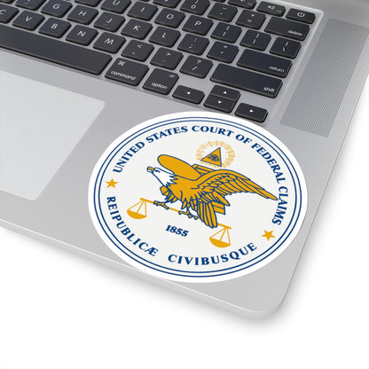 Seal of the United States Court of Federal Claims - STICKER Vinyl Kiss-Cut Decal