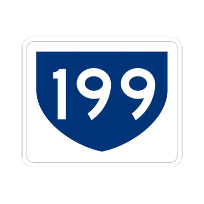 PR primary 199 (Puerto Rico) (Road Sign) STICKER Vinyl Kiss-Cut Decal