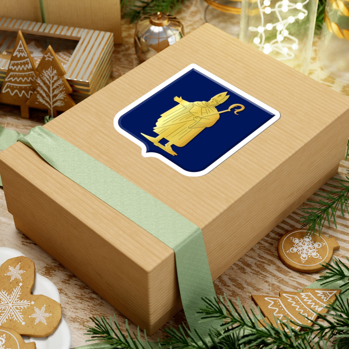 Baarn wapen oud (Netherlands) (Coat of Arms) STICKER Vinyl Kiss-Cut Decal