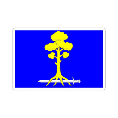 Flag Sertolovo Leningrad oblast (Russia) STICKER Vinyl Kiss-Cut Decal