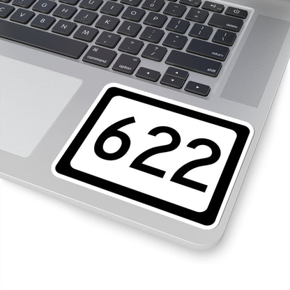 WV-622 (Virginia) (Road Sign) STICKER Vinyl Kiss-Cut Decal