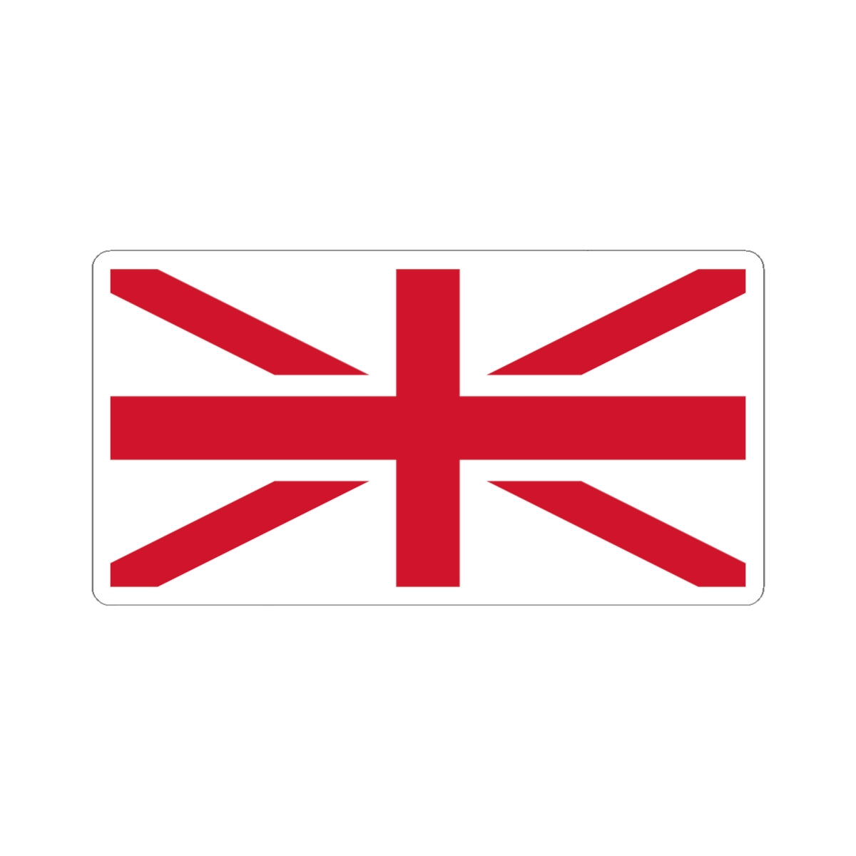 Flag of UK wo Scotland (United Kingdom) STICKER Vinyl Kiss-Cut Decal