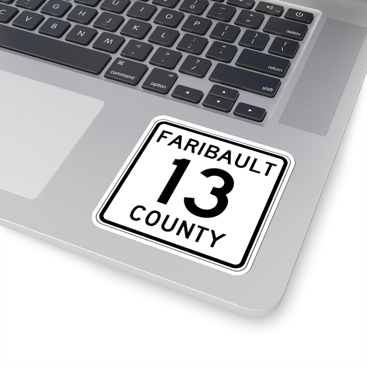 Faribault County Route 13 MN (Minnesota) (Road Sign) STICKER Vinyl Kiss-Cut Decal