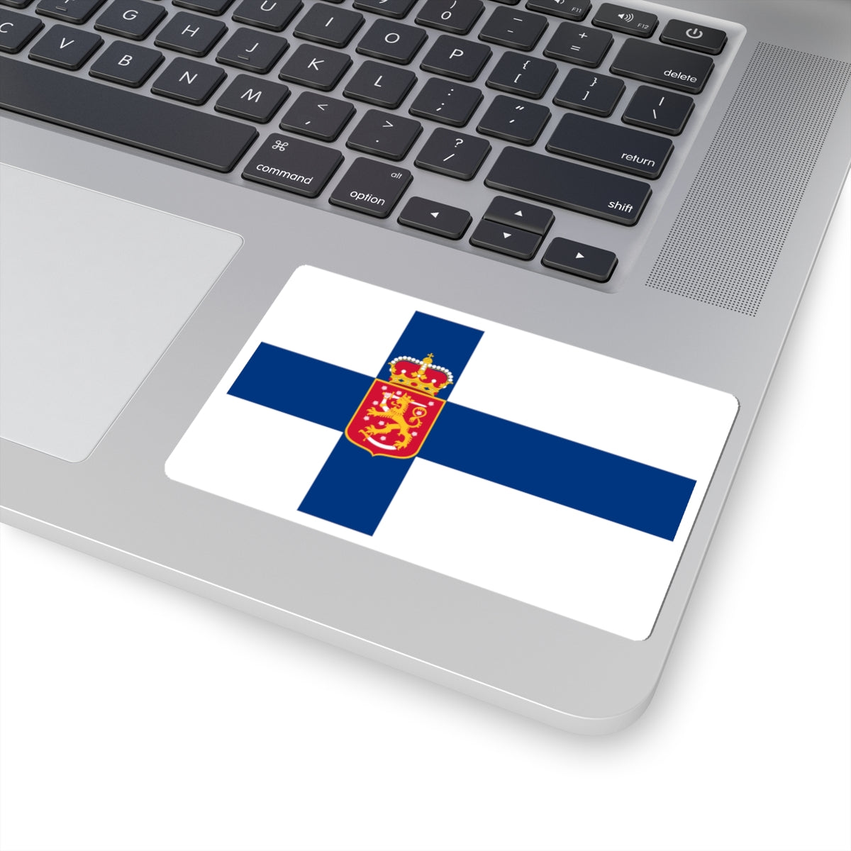 Flag of Finland 1918-1920 (Finland) STICKER Vinyl Kiss-Cut Decal