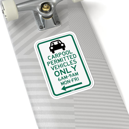 PBOT Road sign P4451L (Oregon) (Road Sign) STICKER Vinyl Kiss-Cut Decal