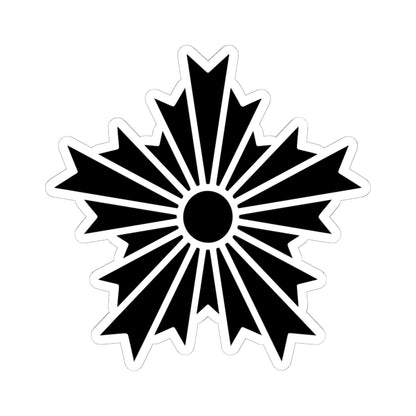 Asahikage No background and Black color drawing (Japan) (Coat of Arms) STICKER Vinyl Kiss-Cut Decal