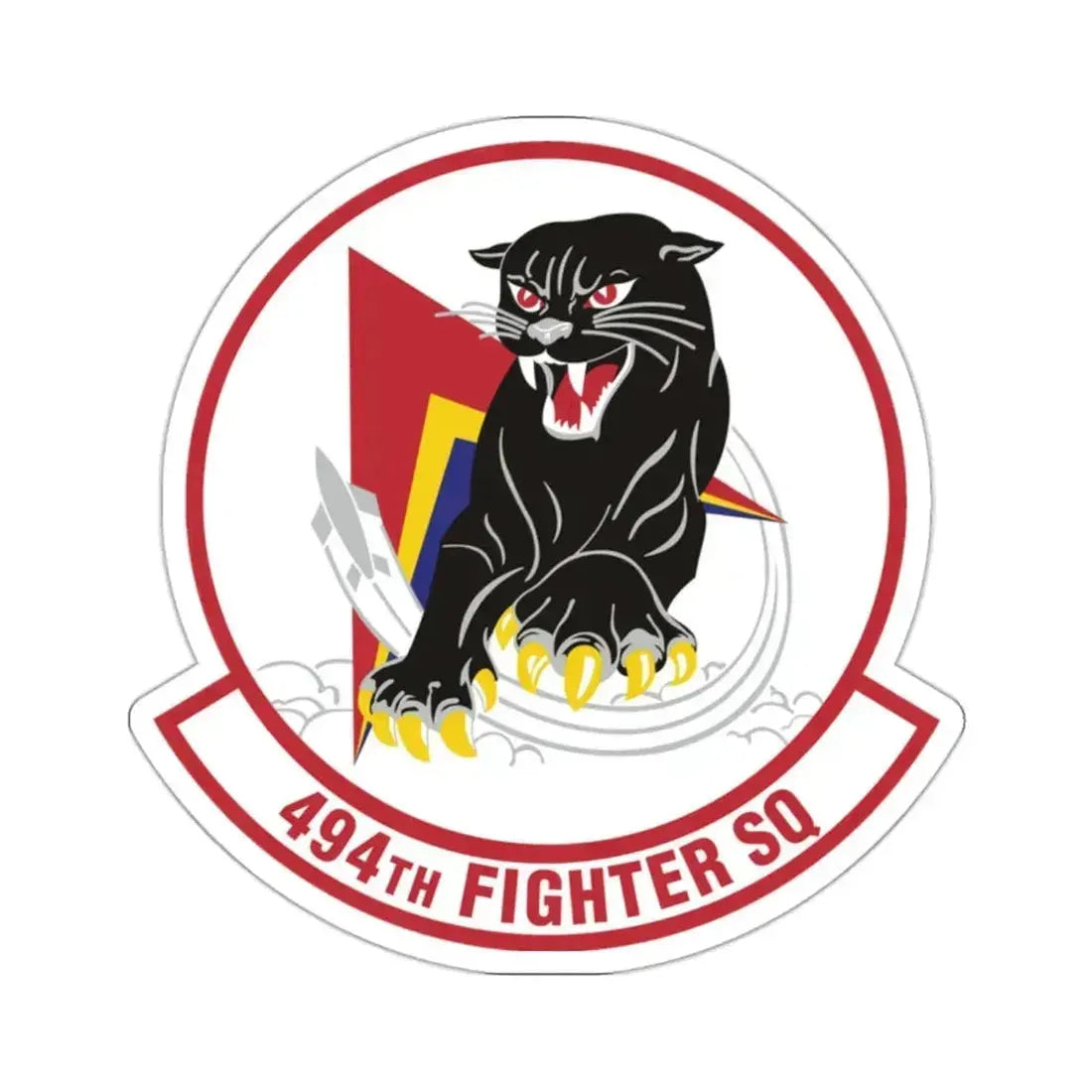 494th Fighter Squadron (U.S. Air Force) STICKER Vinyl Die-Cut Decal 2 Inch - The Sticker Space