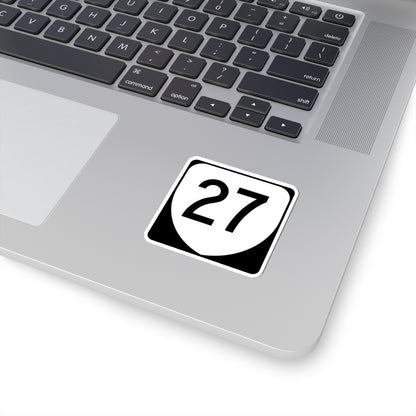Virginia 27 (Virginia) (Road Sign) STICKER Vinyl Kiss-Cut Decal