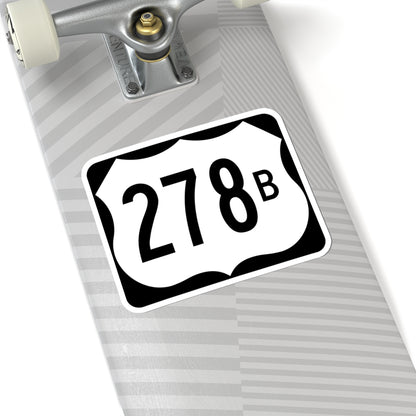 US 278B (Arkansas) (Road Sign) STICKER Vinyl Kiss-Cut Decal