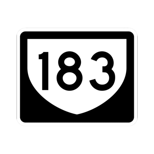 PR urban primary 183 (Puerto Rico) (Road Sign) STICKER Vinyl Kiss-Cut Decal
