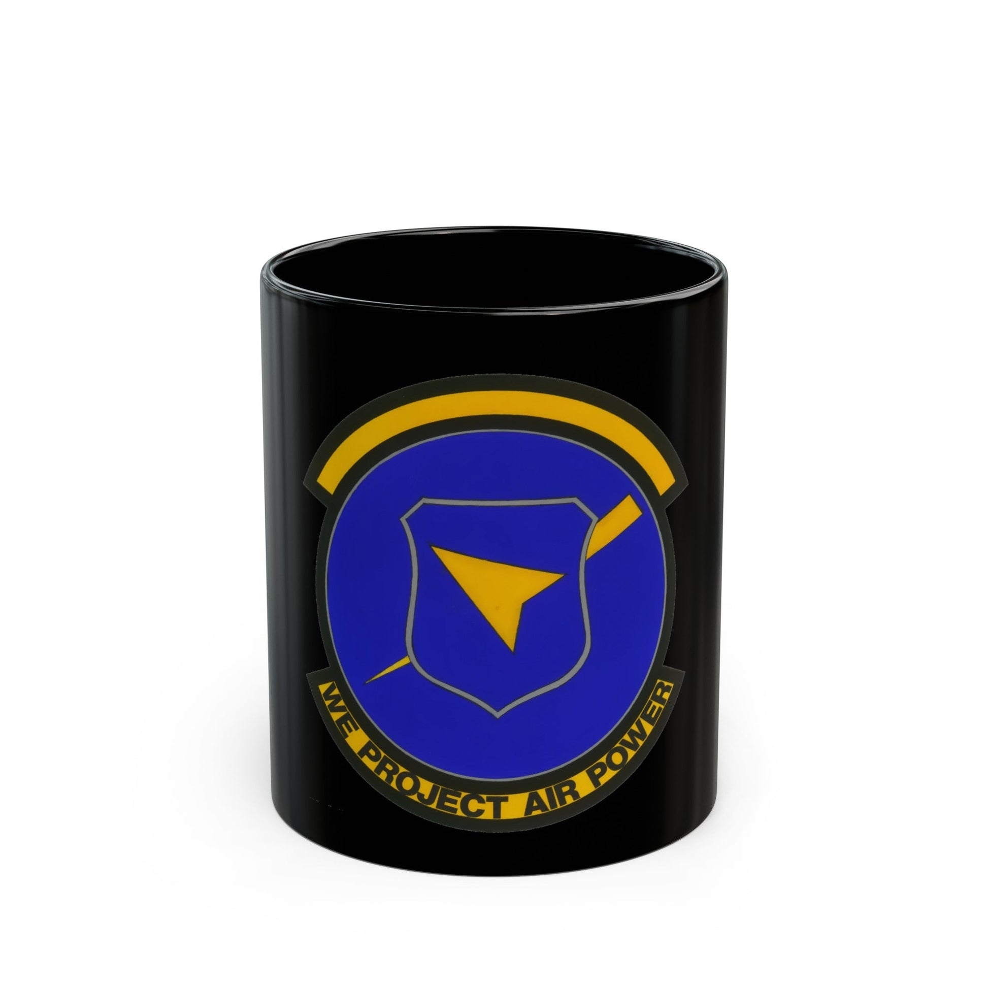 496 Air Base Sq USAFE (U.S. Air Force) Black Coffee Mug-11oz-The Sticker Space