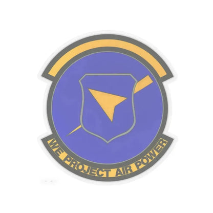 496 Air Base Sq USAFE (U.S. Air Force) STICKER Vinyl Kiss-Cut Decal 3 Inch Transparent - The Sticker Space