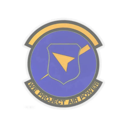 496 Air Base Sq USAFE (U.S. Air Force) STICKER Vinyl Kiss-Cut Decal 4 Inch Transparent - The Sticker Space