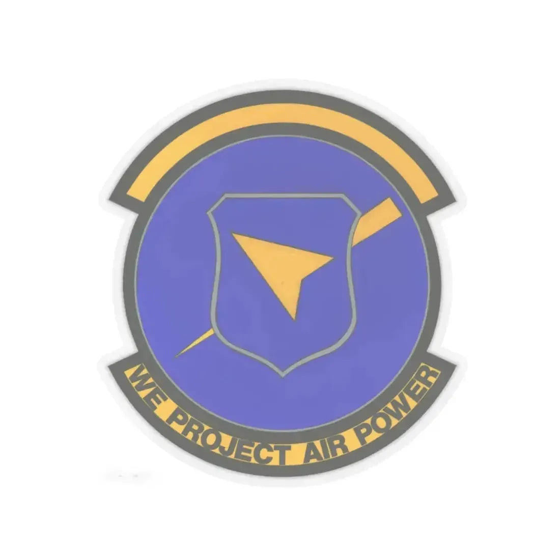 496 Air Base Sq USAFE (U.S. Air Force) STICKER Vinyl Kiss-Cut Decal 6 Inch Transparent - The Sticker Space