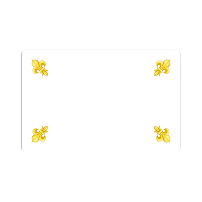Drapeau blanc du Royaume de France 1825 (France) STICKER Vinyl Kiss-Cut Decal