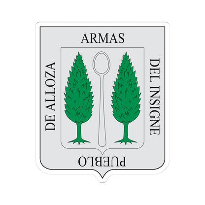 Escudo de Alloza (Spain) (Coat of Arms) STICKER Vinyl Kiss-Cut Decal