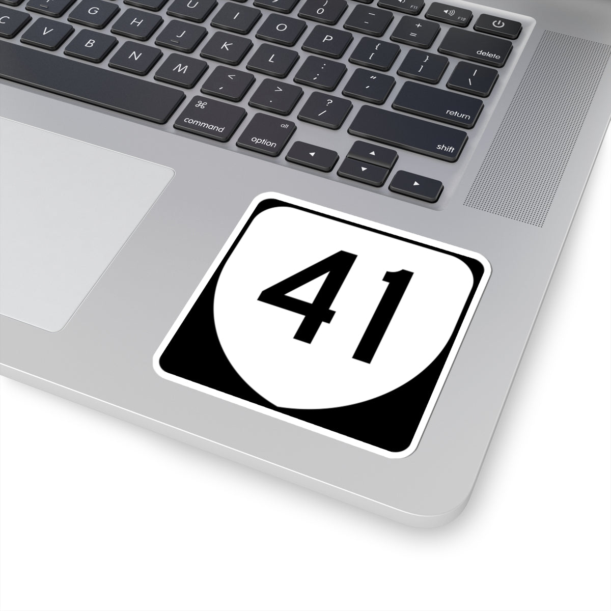 Virginia 41 (Virginia) (Road Sign) STICKER Vinyl Kiss-Cut Decal