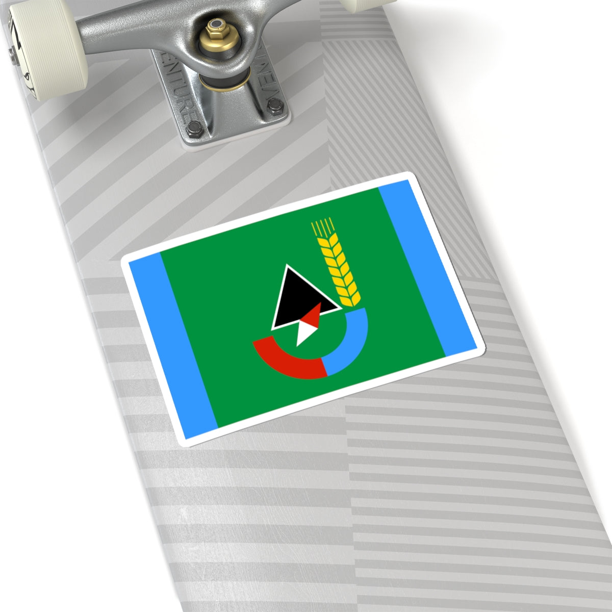 Flag of Gubkin Belgorod oblast (Russia) STICKER Vinyl Kiss-Cut Decal