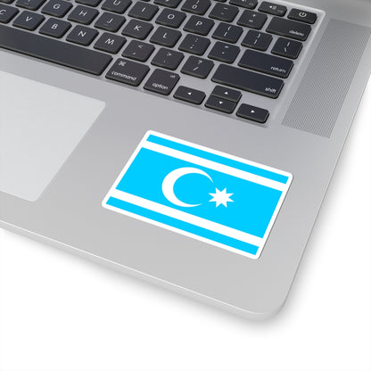Flag of Iraqi Turkmans (Iraq) STICKER Vinyl Kiss-Cut Decal