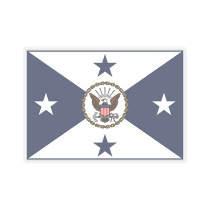 VCNO FLAG NO POLE (U.S. Navy) STICKER Vinyl Kiss-Cut Decal