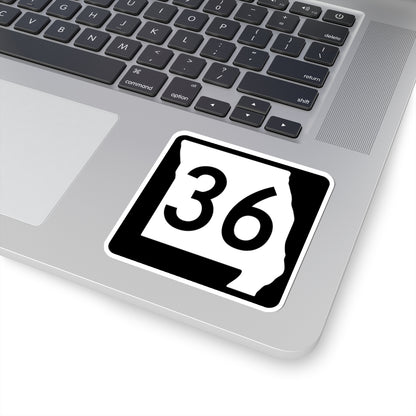 MO-36 (Missouri) (Road Sign) STICKER Vinyl Kiss-Cut Decal