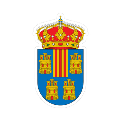 Escudo de Lascuarre (Spain) (Coat of Arms) STICKER Vinyl Kiss-Cut Decal