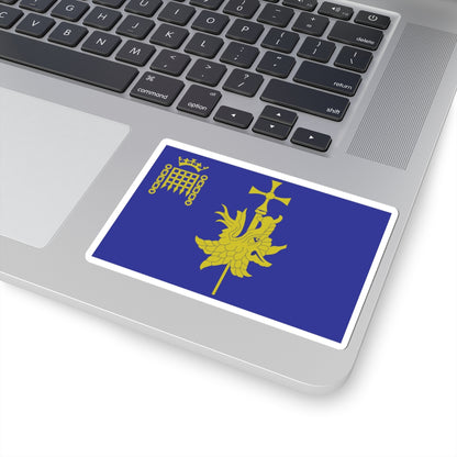 Flag of the Church of St Margaret Westminster Abbey (England) STICKER Vinyl Kiss-Cut Decal