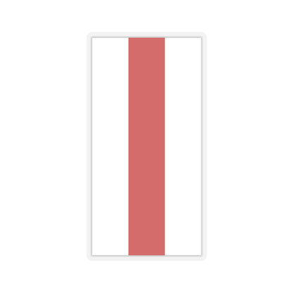 Flag of Belarus 1918 1991-1995 vertical (Belarus) STICKER Vinyl Kiss-Cut Decal